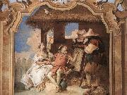 TIEPOLO, Giovanni Domenico Angelica and Medoro with the Shepherds oil painting on canvas